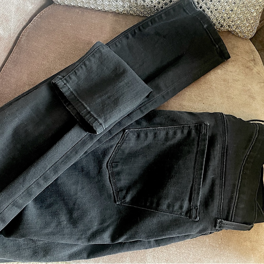 JBrand Photo Ready Slimming stretch jeans in Hollyhock black size 28 inseam 28.5 - Picture 3 of 4